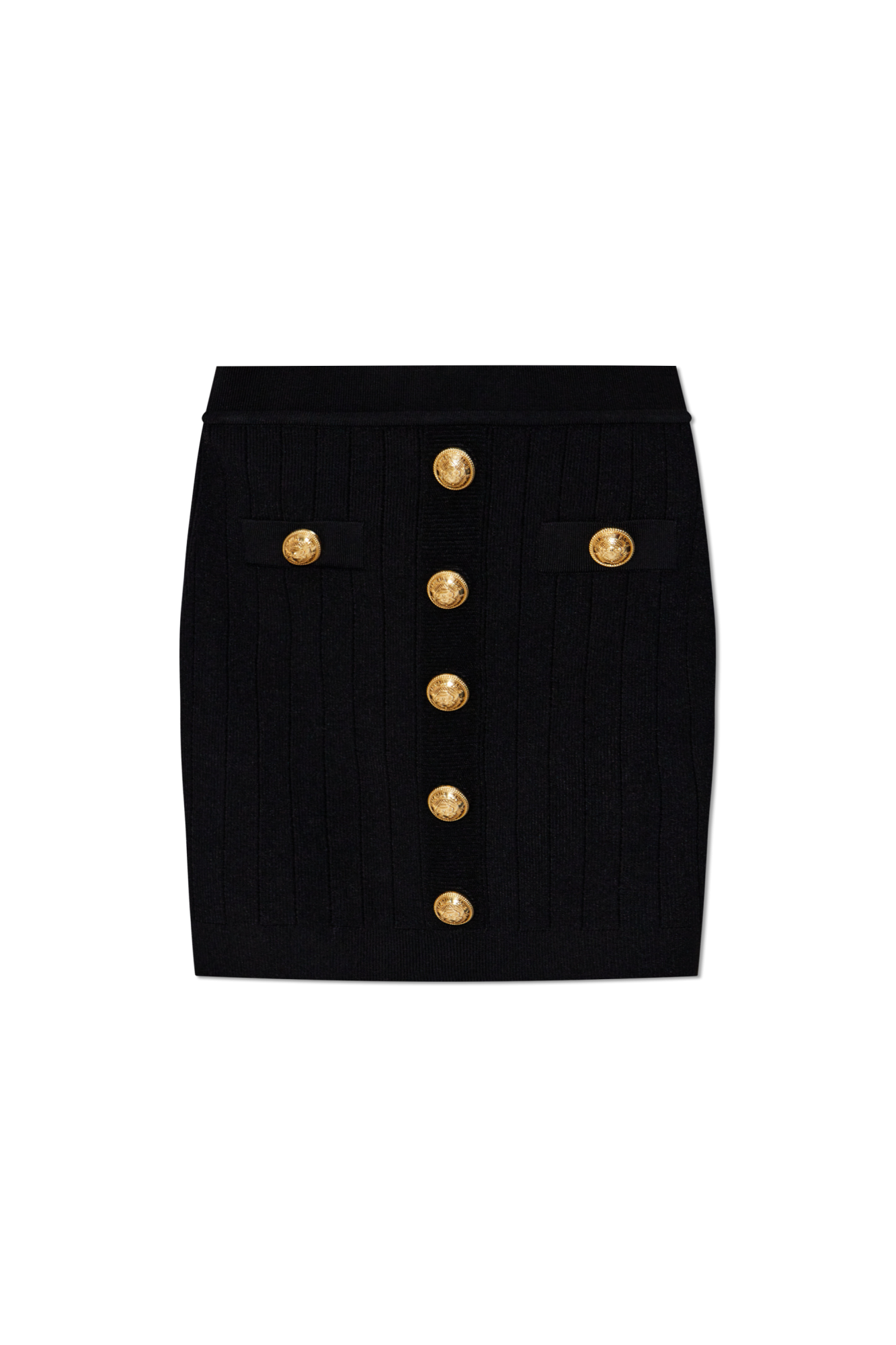 Black Skirt with decorative buttons Balmain - Vitkac AS